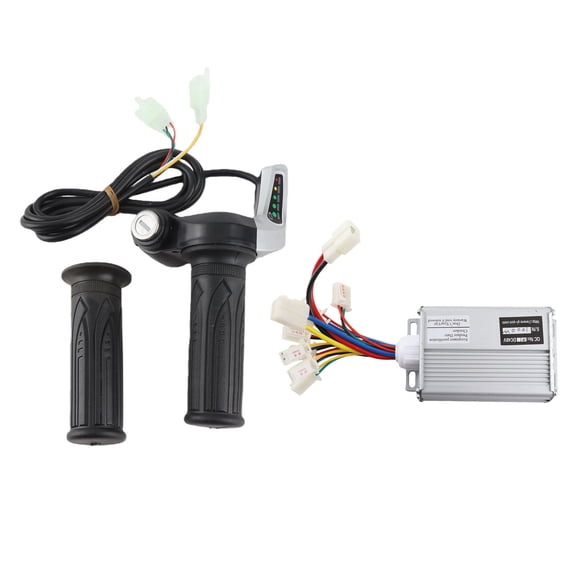 Yajisi 1000W 48V Motor Brushed Speed Controller with Throttle Twist Grip Handlebar Battery Power Display Electric Tricycle Bicycle Scooter Conversion Kit 3.2"x2.5"x1.4" / 8.3x6.5x3.7cm