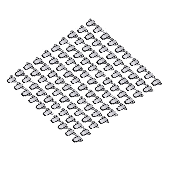 Yajisi 100pcs Nail Art Tips Extension Form Guide UV Gel Sticker Manicure Tools, 5.12 inches / 13 cm Long, Professional False Nail Building Tools Kit