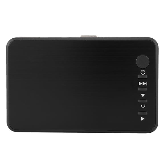 Yajisi 1080P 4K Mini HDMI Media Player Audio Video Decoder Advertising Player Center with Remote for TV Monitors Projectors, USB SD MMC Card Support, Multi-Format Playback, Black