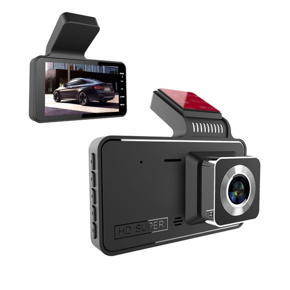 Yajisi 1080P Car Dash Camera 4 Inch IPS Screen Driving Recorder, 150 Degree Wide Angle with Night Vision and Loop Recording (10.16 cm / 9.35 oz)