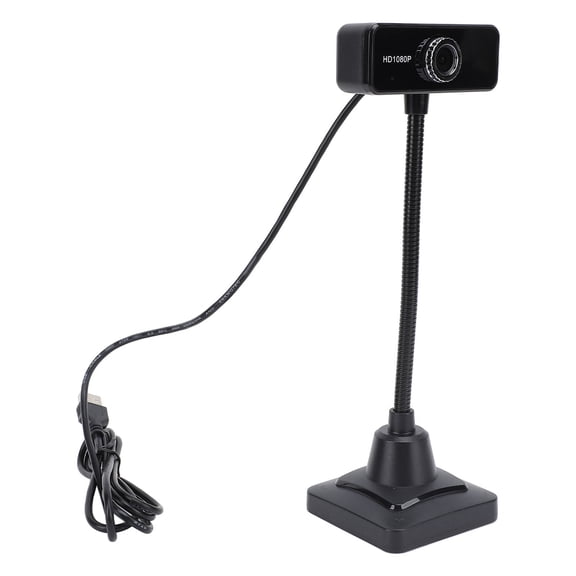 Yajisi 1080P HD USB Webcam with Noise Canceling Microphone, Wide Angle Desktop PC Computer Camera for Laptop Video Calling and Live Streaming, 10.63 inches / 27 cm