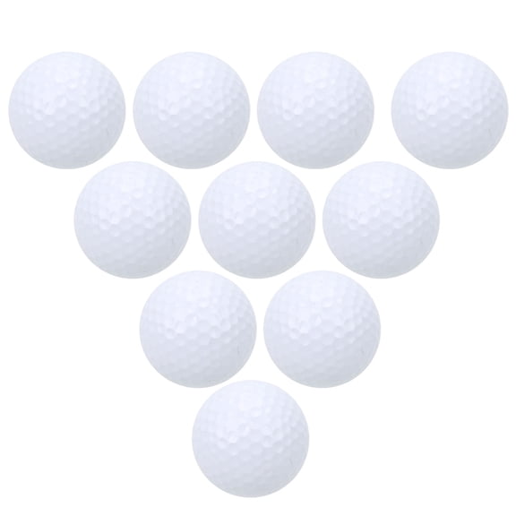 Yajisi 10Pcs Double Layer Golf Practice Balls Soft Putting Training Balls Golf Accessory, 1.7 inches / 42.6 mm