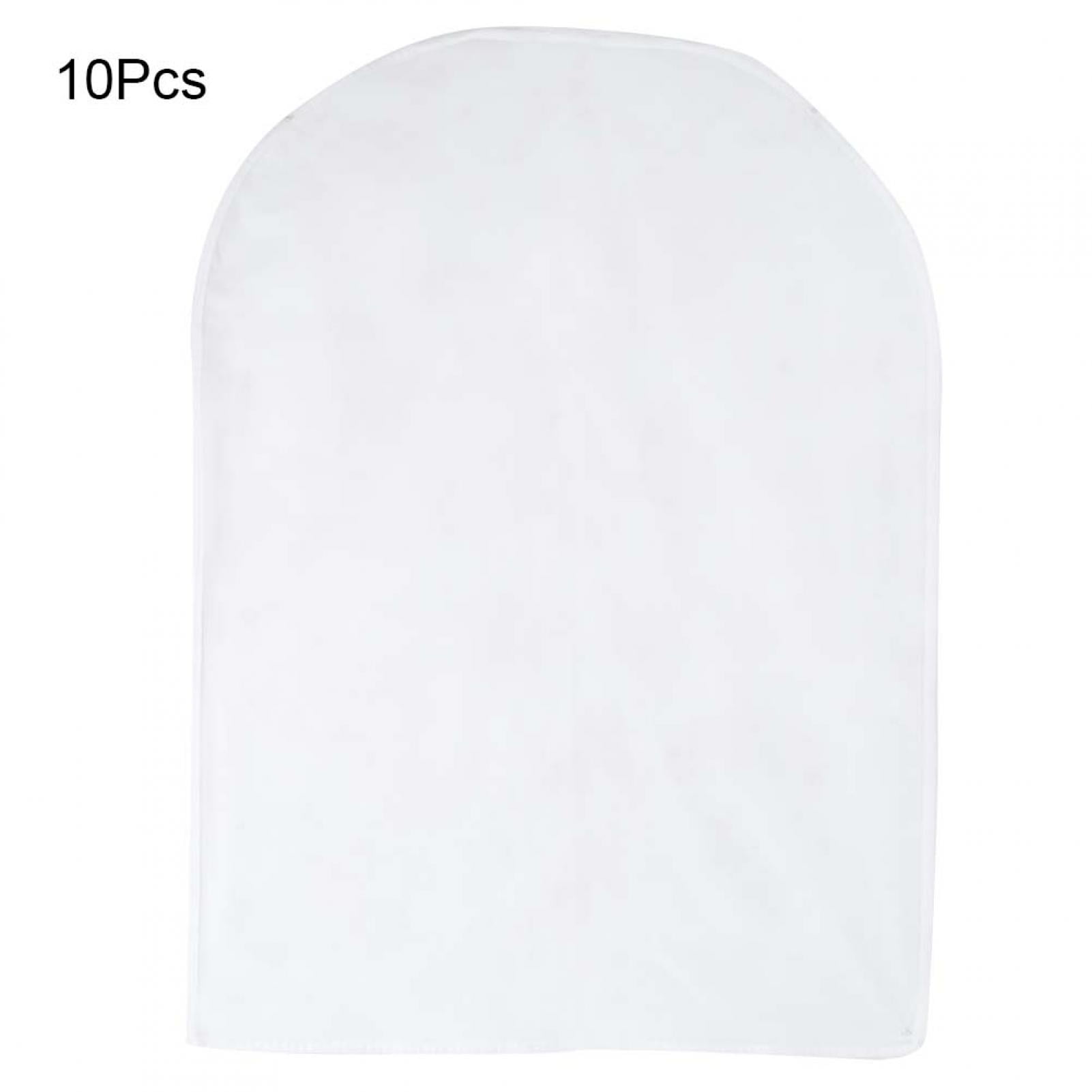 Yajisi 10Pcs Household Transparent Hanging Clothes Garment Suit Dust Cover Coat Protector Bag (23.6x31.5 in / 60x80 cm)