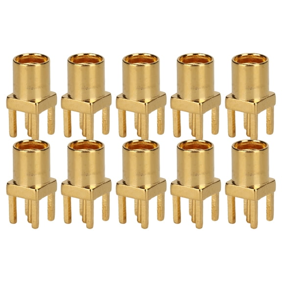 Yajisi 10Pcs MMCX KE Connector Solder Female 4 Pin for PCB Earphone Cable Repair Upgrade (10 pcs / set)
