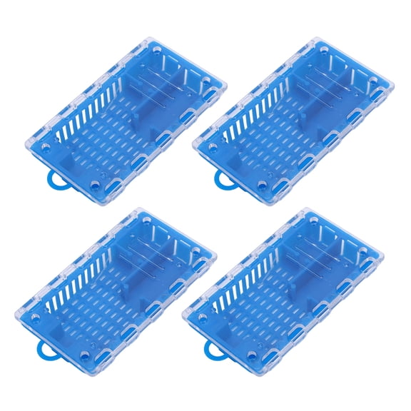 Yajisi 10pcs Queen Bee Cage Plastic Transporting Catcher Rearing Box Beekeeping Supplies Equipment Beekeeper Tools Starter Kit, Blue