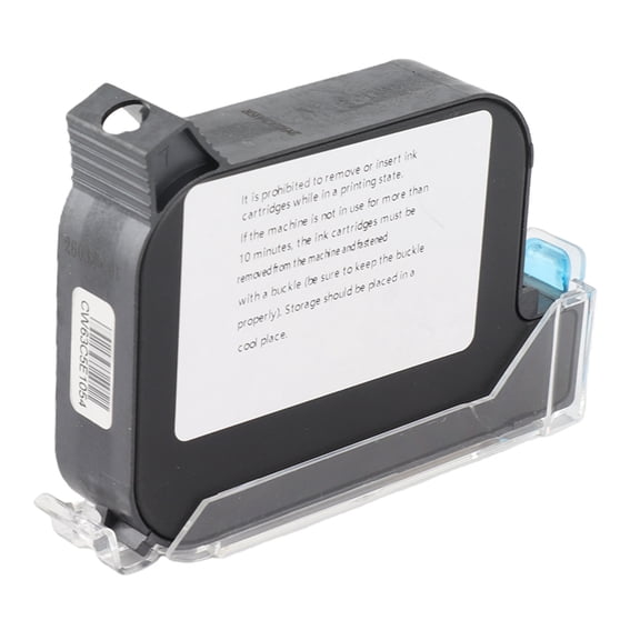 Yajisi 12.7mm / 0.5 inches Fast Drying HD Printing Handheld Inkjet Printer Cartridge for Coding Machine Quick Dry Black Ink Cartridge Replacement for Handheld Printers