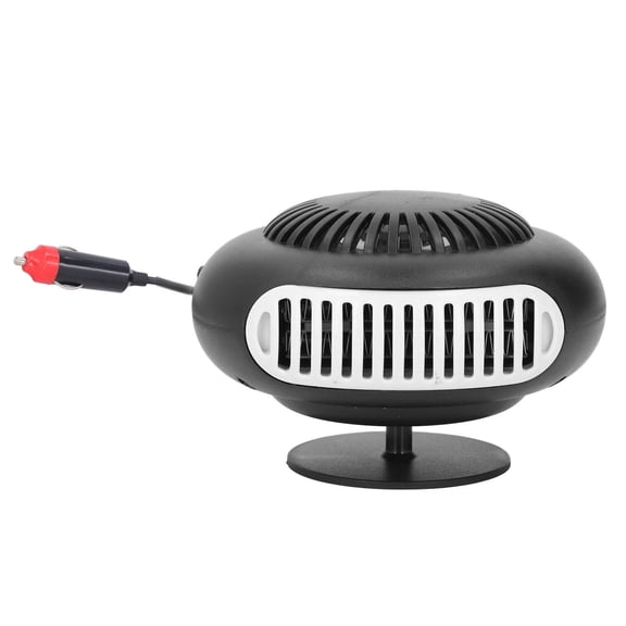 Yajisi 120W 360 Rotating Car Heater & Defroster Fan  Portable 12V Windshield Defogger with Dual Heat/Cool Modes