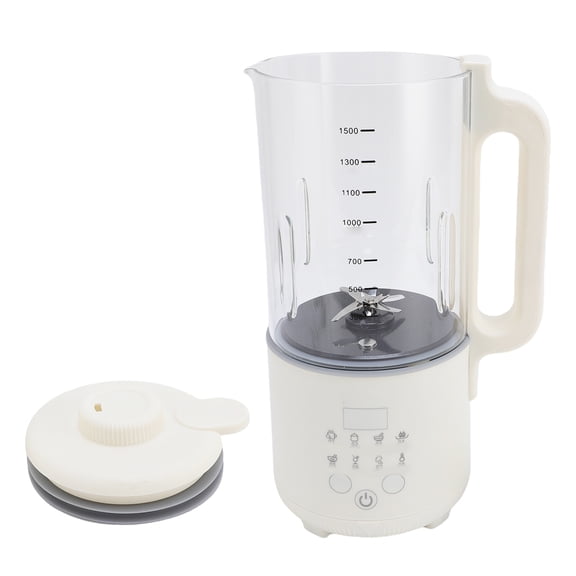 Yajisi 120W Automatic Nut Milk Maker & Soy Milk Machine, 50.72 oz / 1500 ml Countertop Blender for Home, White