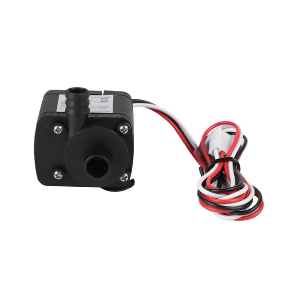 Yajisi 12V DC Water Pump 300L/H Flow 1800 RPM Mini Computer Water Cooling Pump Quiet Dissipation Ultra Fast Engineering Plastic High Head Delivery Cooler 2.8x2.4x2.0 inches / 7x6x5 cm