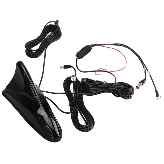Yajisi 12V Shark Fin Antenna GPS DAB FM WIFI High Sensitivity 5m / 16.4ft Cable Length Universal Radio Aerial[cite: 1]