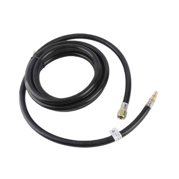 Yajisi 12ft Propane Quick Connect Hose for RV to Gas Grill 1/4'' Quick Connect Hose Converter Replacement for 1lb Throwaway Bottle Connects Portable Appliance to RV 1/4'' Female Quick Disconnect