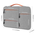 thumbnail image 1 of Yajisi 13 Inch Laptop Sleeve Case 4-Layer Waterproof Notebook Bag with Handle for MacBook Air Pro Surface Dell XPS, Gray, 1 of 4