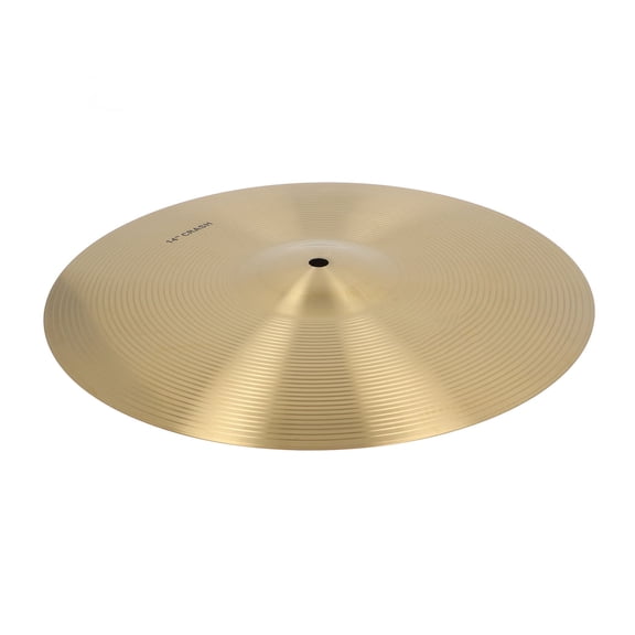Yajisi 14 Inch Crash Cymbal Crisp Sound Brass Jazz Drum Cymbal for Professional Music Enthusiasts 14 in / 35.5 cm