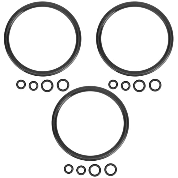 Yajisi 15 PCS Food Grade Silicone Keg Sealing Gasket O-Rings, Home Brew Beer Keg Lid O-Ring Replacement Set, Universal Fit for Ball Lock and Pin Lock Kegs, Black Homebrewing Accessories