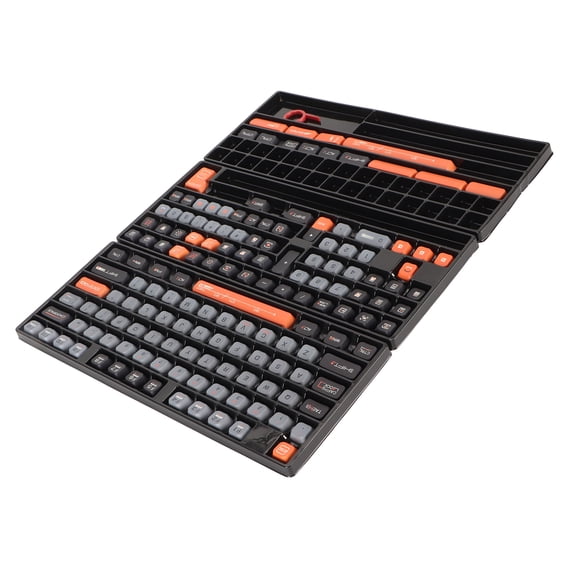 Yajisi 154-Key PBT Keycaps Set XDA Profile, Five-Sided Thermal Sublimation Mechanical Keyboard Keycap Replacement for 61/87/98/104/108 Keys, Multicolor