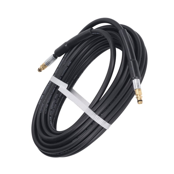 Yajisi 15m 49.2 ft High Pressure Water Hose Rubber 5800 PSI 40 MPa Power Washer Extension Tube Replacement for Karcher K2 K3 K4 K5 Dual End Plug Auto Cleaning Supplies