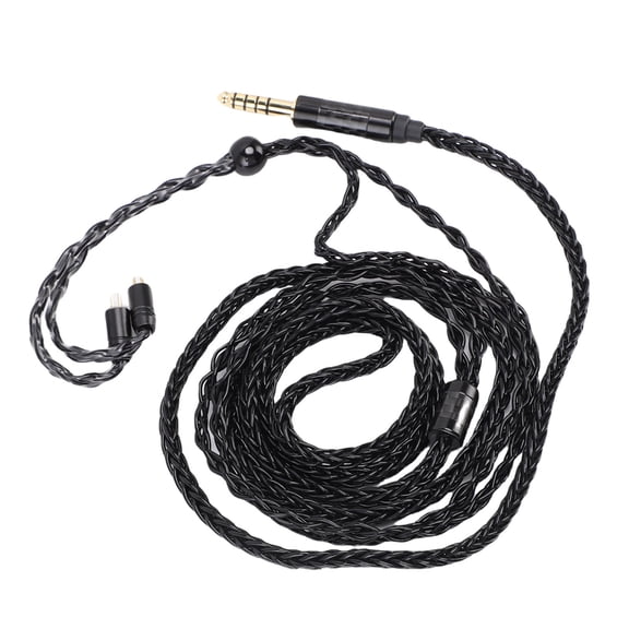 Yajisi 16 Core IEM Earphone Cable 4.4mm Balanced Male to 2 Pin 0.78mm Silver Plated OFC Replacement Cord Fit for KZ ZST AS10 ZSR 7Hz Salnotes Zero 47.2 inches / 120 cm