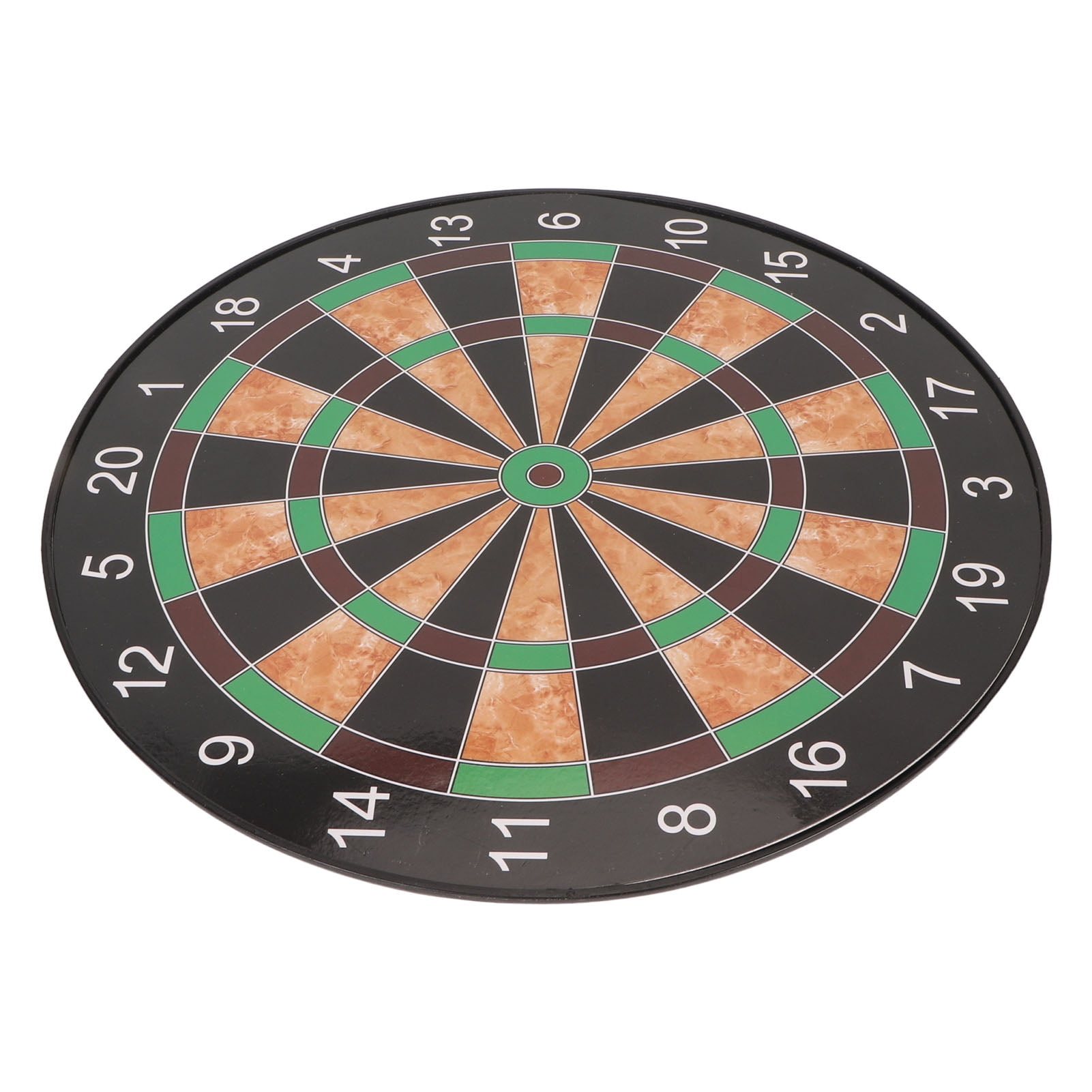 Yajisi 17 Inch Double Sided Magnetic Dart Board Game Set with Safe Magnetic Darts Brown Premium Indoor Outdoor Fun for Kids and Adults (17 in / 43.18 cm)