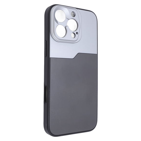 Yajisi 17MM Thread Phone Case for iPhone 16 Pro Max, Premium Aluminum PC TPU Protective Cell Phone Back Cover Case with 17mm Lens Mount for Macro Telephoto Fisheye Lenses, Black Color