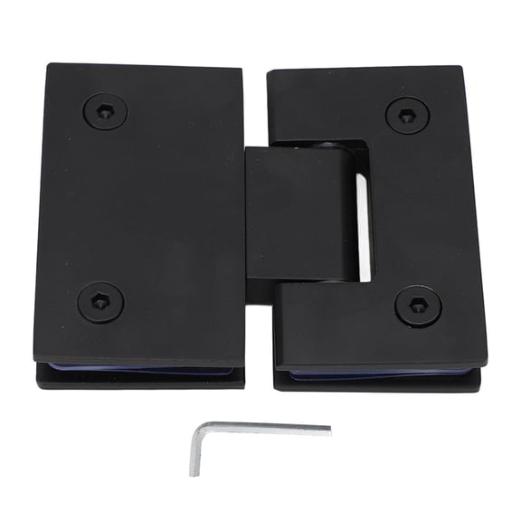 Yajisi 180 Stainless Steel Shower Door Hinge HeavyDuty, 5/161/2 Glass, 120lb Capacity, Silent Spring, Easy Install