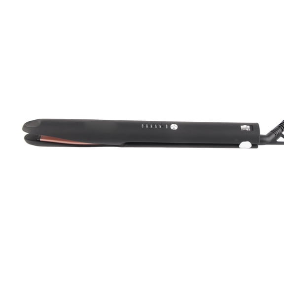 Yajisi 2 in 1 Hair Straightener and Curler, Professional Twist Straightening Curling Iron, Adjustable Temperature Ceramic Flat Iron with Glove & Clips, Black (14.17 inches / 36 cm)