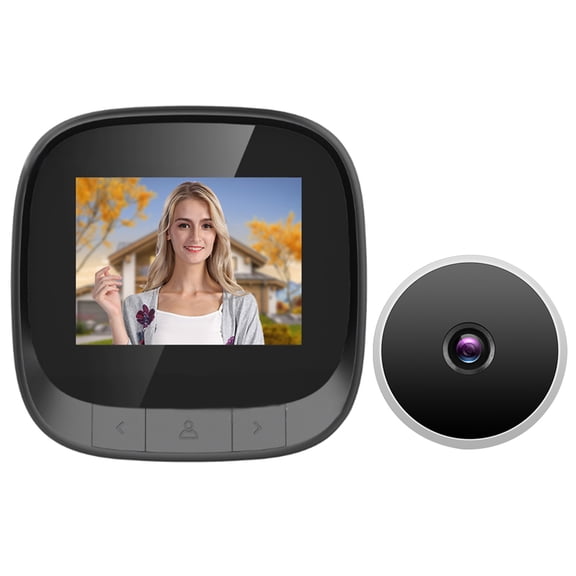 Yajisi 2.4in Smart Visual Door Viewer Digital Video Peephole Security Eye Monitoring Camera
