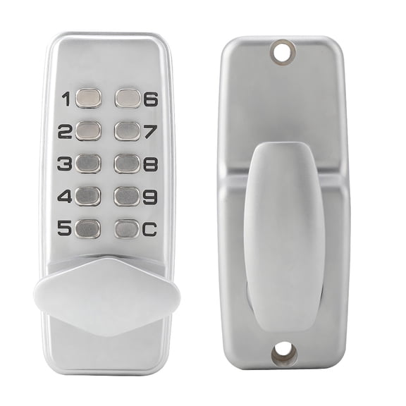 Yajisi 2-8 Digit Code Combination Security Door Lock Zinc Alloy Keyless Entry Mechanical Keypad Deadbolt Lock for Office Interior Doors (4.25" x 1.73" / 10.8 x 4.4 cm)