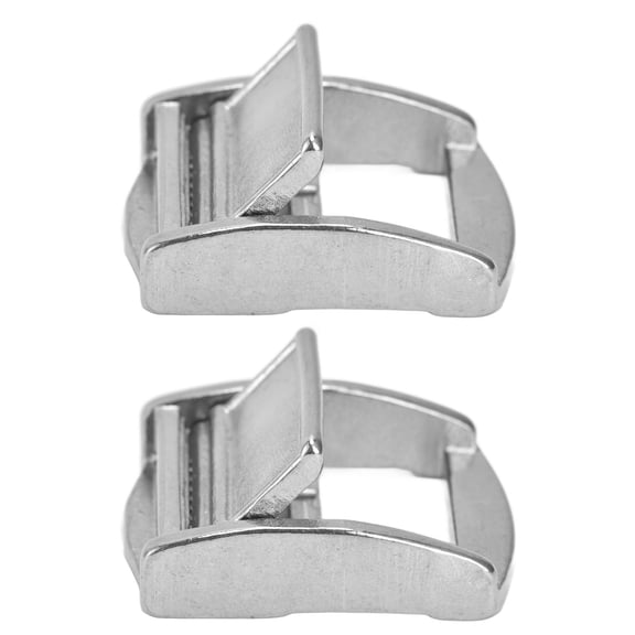 Yajisi 2Pack 27mm 316 Stainless Steel Spring Lock Buckles  Lightweight Webbing Tensioners, MirrorPolished, CorrosionResistant, Durable Tooth Plate, Ideal for Luggage & Straps