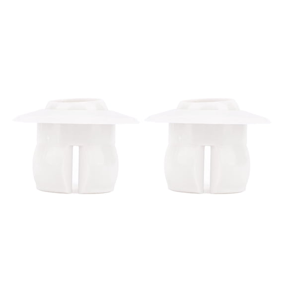 Yajisi 2 Pcs Pool Jet Nozzle 25mm Diameter Push In PVC Eyeball Jet Fitting for 40mm Pipe, White Spa Jet Replacement Outlet Port for Swimming Pool, SPA, and Hot Tub (0.98 inches / 25mm)
