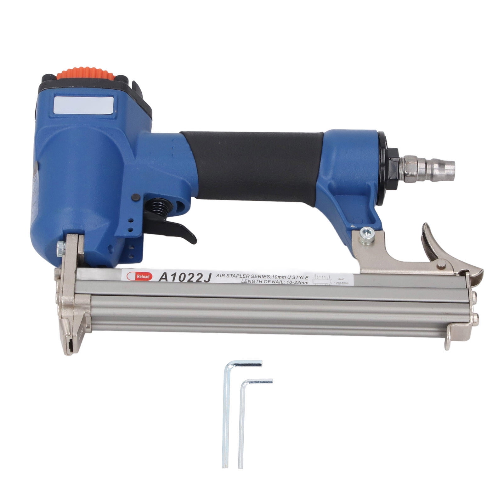 Yajisi 20‑Gauge Pneumatic Brad Nailer – Ergonomic, High‑Efficiency 100‑Piece 10‑22 mm Air Nail Gun, Rugged Aluminum Alloy, Secure NPT ¼″ Air Inlet