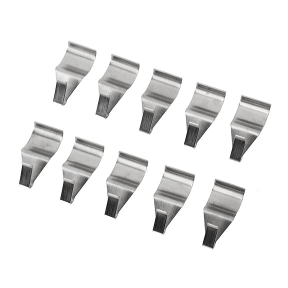 Yajisi 20Pack Stainless Steel Vinyl Siding Hooks HeavyDuty, DrillFree, 12lb Capacity, LowProfile Wall & Door Hangers