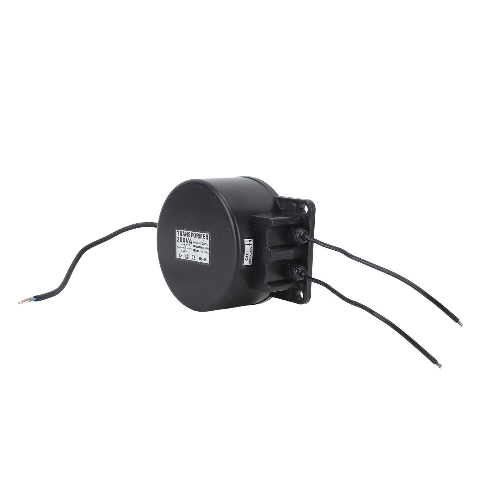 Yajisi 200W Pool Light Transformer 200VA AC 220V to 12V IP68 Waterproof Low Voltage Power Supply Unit for Underwater Swimming Pool Lights, Fountains, and Outdoor Landscape Lighting Applications