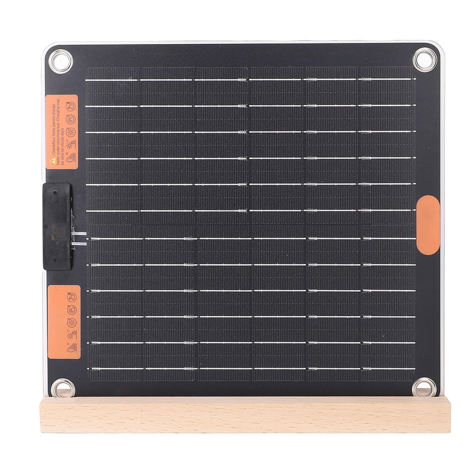 Yajisi 20W Dual‑Type‑C Portable Solar Panel Charger – Monocrystalline Silicon, 5V/2A, Double‑Sided, 20W, Ideal for Phone, Tablet, Camera