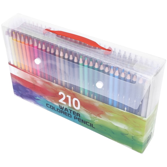 Yajisi 210Pcs Colored Pencils Set WaterSoluble Core 210 Colors Art Drawing Graffiti Tools (12.7 inches / 32.3 cm)
