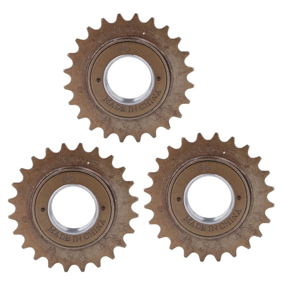 Yajisi 24T Bike Single Speed Flywheel Threaded One Speed Bicycle Freewheel Cycling Replacement Accessory 8.66 inches / 22.00 cm