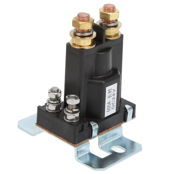 Yajisi 24V 500A Starter Relay Red Copper Heavy Current Normal Open for Forklift Engineering Automotive Multi Battery System