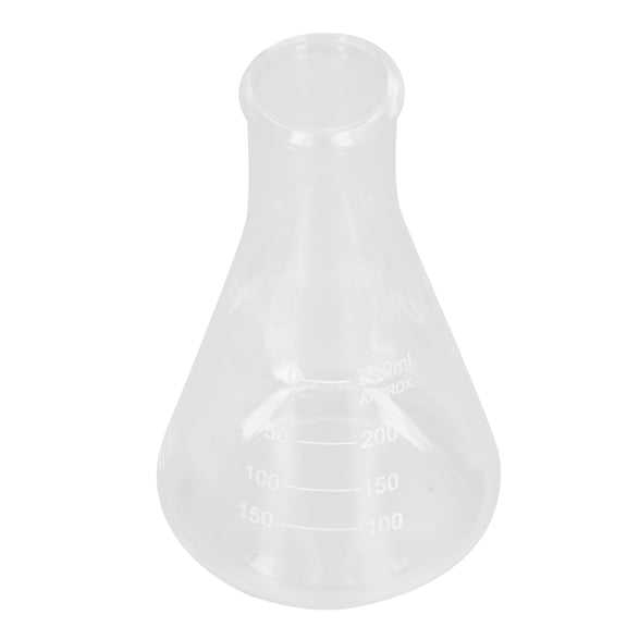 Yajisi 250ml Erlenmeyer Flask Narrow Mouth Thickened Borosilicate Glass Conical Flask for Chemistry Lab Projects Kitchen Science Experiments High Temperature Resistant (9.06 inches / 23 cm)