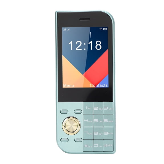 Yajisi 2G Cellphone Thin 2.8 Inch / 7.1 cm Bar Phone with Big Button Clear Sound Triple SIM Card Slots 3800mAh Battery FM Radio Bright Flashlight for Seniors Unlocked Standard Mobile Green