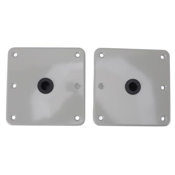 Yajisi 2PCS Boat Seat Bases Aluminum Alloy 6 Screw Holes 3/4 Inch Pin Post Mounting Base for Marine Boat Swivel Seats Premium Replacement Hardware