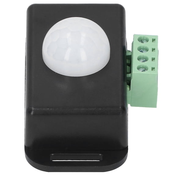 Yajisi 2Pcs Infrared Sensor Human Body Motion Detect Wardrobe LED Light Switch Module 12-24V Black PIR Detector