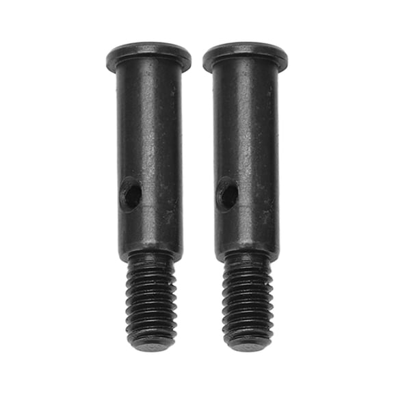 Yajisi 2Pcs RC Front Wheel Axle Steel High Strength 23mm RC Car Accessories for LOSI 1/10 22S 2WD