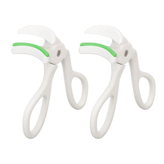 Yajisi 2pcs Eyelash Curler Precision Curl Control Wide Angle Lash Lift Curling Tool with Silicone Refill Pads for All Eye Shapes Compact Portable Makeup Accessory Perfect for Beginners Black