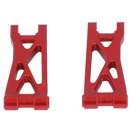 Yajisi 2pcs RC Car Swing Arm High Strength Alloy Rear Lower Suspension Arm for 1/24 RC Car Upgrade Parts Red