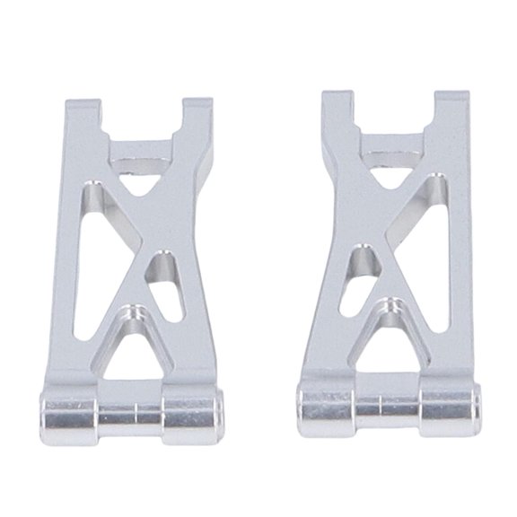 Yajisi 2pcs RC Car Swing Arm High Strength Alloy Rear Lower Suspension Arm for 1/24 RC Car Upgrade Parts Silver