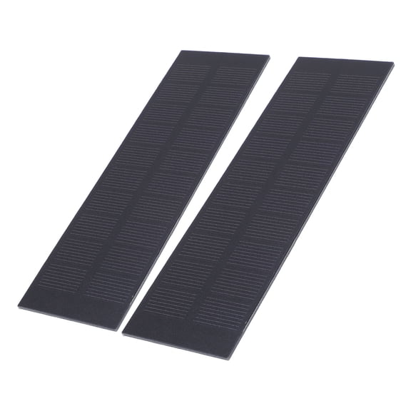 Yajisi 2pcs Solar Panel 1W 5V Monocrystalline Silicon Solar Charging Panel for Small Home Projects Landscape Lighting, 5.83 inches / 14.8 cm, 1.6 oz / 46 g, Black