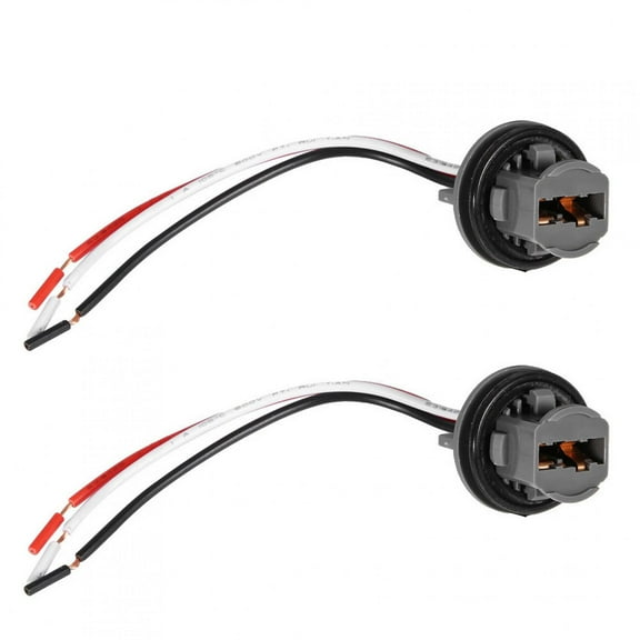 Yajisi 2pcs T20 Plug 7443 Car Light Bulb Holder Plug Adapter LED Brake Light Connector