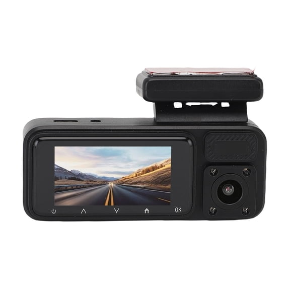 Yajisi 3 Channel Dash Camera 1080P 170 Degree Wide Angle APP Control Front Rear Car DVR with 2.0 Inch Screen