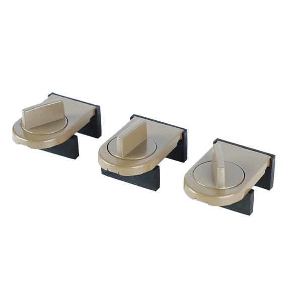 Yajisi 3Pack Aluminum Alloy Sliding Window Locks  Durable, ChildSafe, Easy Install for Home, Office, Bathroom