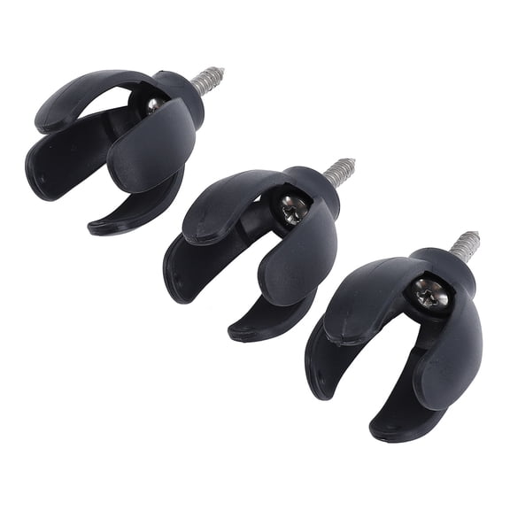 Yajisi 3-Piece 4-Claw Golf Ball Retriever Grabber Back Saver Claw Put On Putter Grip Pick Up Tool (7.87 inches / 20 cm Length)