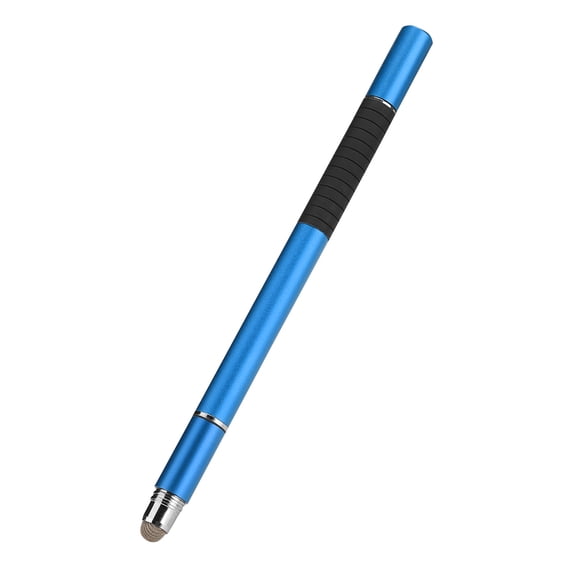 Yajisi 3 in 1 Cloth Tip Disc Ball Pen High Precision Touch Screen Capacitive Stylus for Mobile Phone Tablet, Blue (5.9 inches / 15 cm)